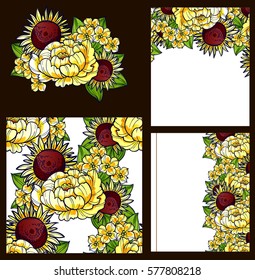 Romantic invitation. Wedding, marriage, bridal, birthday, Valentine's day.