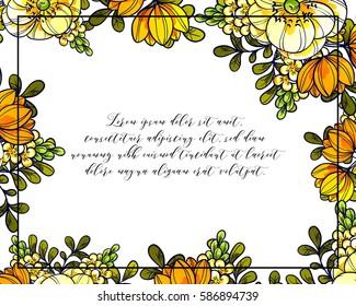 Romantic invitation. Wedding, marriage, bridal, birthday, Valentine's day.
