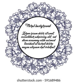Romantic invitation. Wedding, marriage, bridal, birthday, Valentine's day.