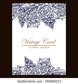 Romantic invitation. Wedding, marriage, bridal, birthday, Valentine's day.