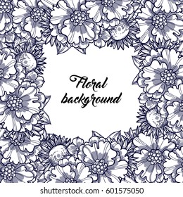 Romantic invitation. Wedding, marriage, bridal, birthday, Valentine's day.