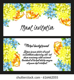 Romantic invitation. Wedding, marriage, bridal, birthday, Valentine's day.