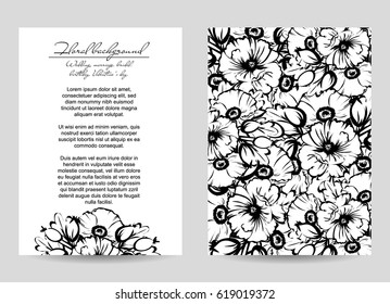 Romantic invitation. Wedding, marriage, bridal, birthday, Valentine's day.