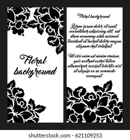 Romantic invitation. Wedding, marriage, bridal, birthday, Valentine's day.