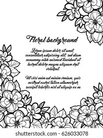 Romantic invitation. Wedding, marriage, bridal, birthday, Valentine's day.