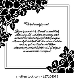 Romantic invitation. Wedding, marriage, bridal, birthday, Valentine's day.