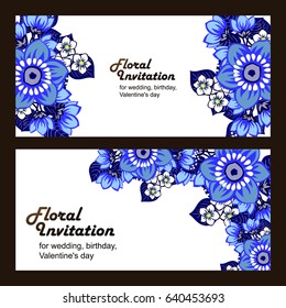Romantic invitation. Wedding, marriage, bridal, birthday, Valentine's day.