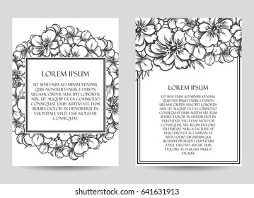 Romantic invitation. Wedding, marriage, bridal, birthday, Valentine's day.