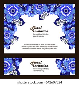 Romantic invitation. Wedding, marriage, bridal, birthday, Valentine's day.