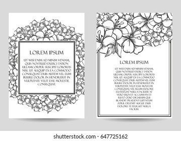 Romantic invitation. Wedding, marriage, bridal, birthday, Valentine's day.