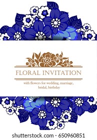 Romantic invitation. Wedding, marriage, bridal, birthday, Valentine's day.