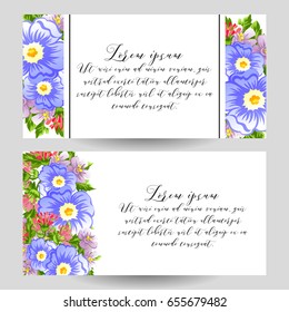 Romantic invitation. Wedding, marriage, bridal, birthday, Valentine's day.