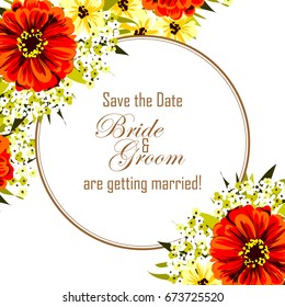 Romantic invitation. Wedding, marriage, bridal, birthday, Valentine's day.