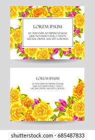 Romantic invitation. Wedding, marriage, bridal, birthday, Valentine's day.