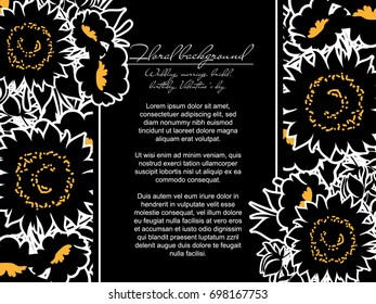 Romantic invitation. Wedding, marriage, bridal, birthday, Valentine's day.