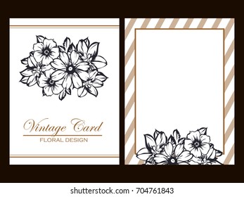 Romantic invitation. Wedding, marriage, bridal, birthday, Valentine's day.