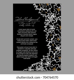Romantic invitation. Wedding, marriage, bridal, birthday, Valentine's day.