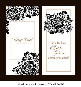 Romantic invitation. Wedding, marriage, bridal, birthday, Valentine's day.