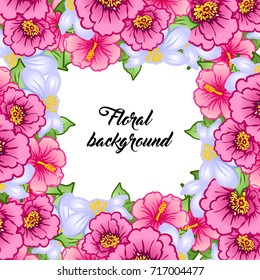 Romantic invitation. Wedding, marriage, bridal, birthday, Valentine's day.