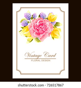 Romantic invitation. Wedding, marriage, bridal, birthday, Valentine's day.