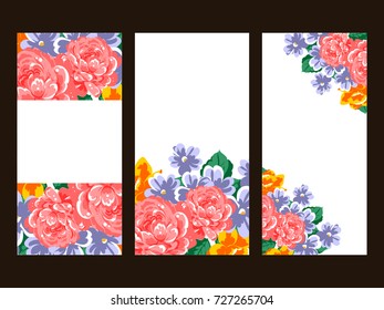 Romantic invitation. Wedding, marriage, bridal, birthday, Valentine's day.