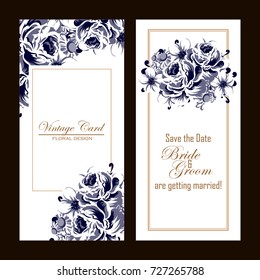 Romantic invitation. Wedding, marriage, bridal, birthday, Valentine's day.