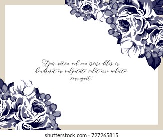 Romantic invitation. Wedding, marriage, bridal, birthday, Valentine's day.