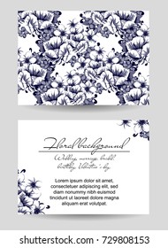 Romantic invitation. Wedding, marriage, bridal, birthday, Valentine's day.