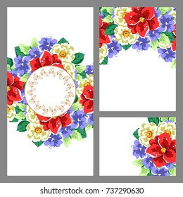 Romantic invitation. Wedding, marriage, bridal, birthday, Valentine's day.