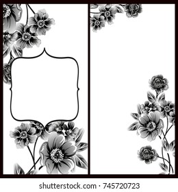 Romantic invitation. Wedding, marriage, bridal, birthday, Valentine's day.