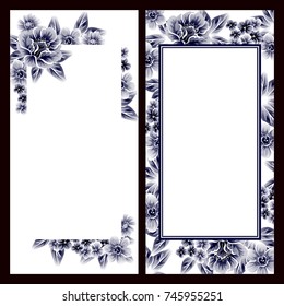 Romantic invitation. Wedding, marriage, bridal, birthday, Valentine's day.