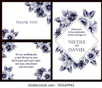 Romantic invitation. Wedding, marriage, bridal, birthday, Valentine's day.