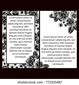 Romantic invitation. Wedding, marriage, bridal, birthday, Valentine's day.