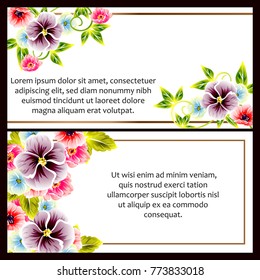 Romantic invitation. Wedding, marriage, bridal, birthday, Valentine's day.
