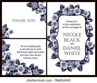 Romantic invitation. Wedding, marriage, bridal, birthday, Valentine's day.