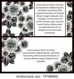 Romantic invitation. Wedding, marriage, bridal, birthday, Valentine's day.