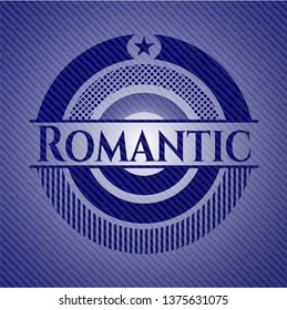Romantic with jean texture