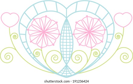 Romantic Lace Heart