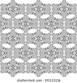 Romantic lace seamless pattern can be used for wallpaper, pattern fills, web page background,surface textures. Vector illustration.