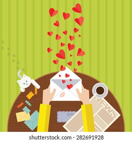 Romantic letter