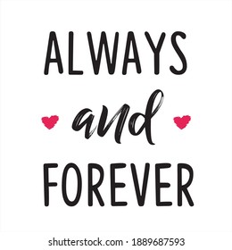 Romantic lettering. Calligraphy postcard or poster. Hand written vector style happy valentines day sign.