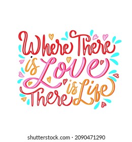 romantic lettering for valentines day. hand lettering romantic quotes. romantic typography. vector lettering design