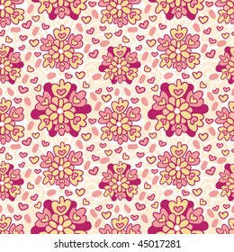 romantic light seamless pattern