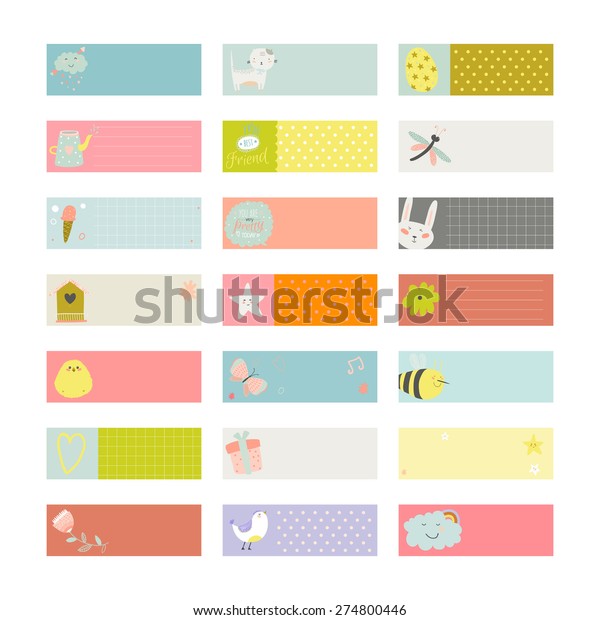 Romantic Love Cards Notes Stickers Labels Stock Vector Royalty Free Romantic Love Cards Notes Stickers Labels Stock Vector Royalty Free
