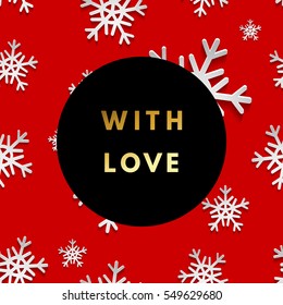 Romantic love creative, printable journaling, wedding day greeting card. Gold minimal logo in frame on abstract background Vintage modern design for banner, poster, flyer, package template.