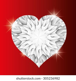 Romantic love design, vector illustration eps 10.