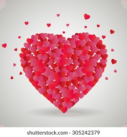 Romantic love design, vector illustration eps 10.