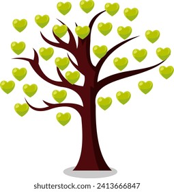 Romantic love elements. Valentine's day cute illustrations. Decorative love elements for festive design. Isolated on white background