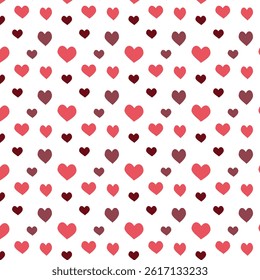 romantic love shape seamless pattern for textile and wallpaper