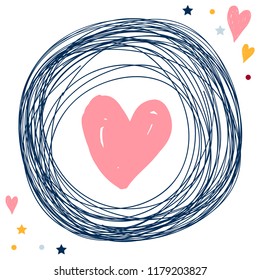 Romantic love valenine's day card background. Abstract pattern for design wedding card, bridal invitation, valentine's day store season sale, art workshop, t shirt, bag print  etc.